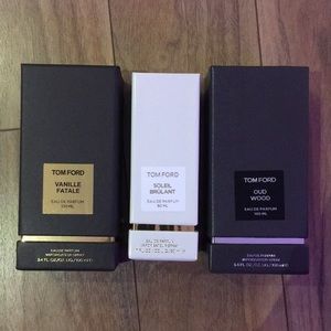 Set of 3 Tom Ford bottles